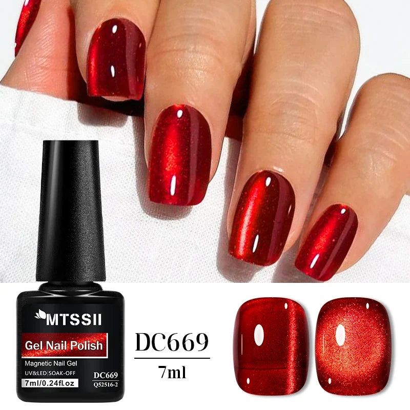 Stunning Cat Eye Nails At Home With MTSSII DC669