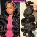 12A Body Wave Bundles Human Hair Bundles 100% Human Hair Weaves 12-32 inch Body Wave Hair Extensions Brazilian Raw Hair Bundles