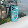 Korean Cute Ocean Snoopy Phone Case for iPhone 15 16 17 16 Pro 15 Pro 17 Pro Max Cover Silicone Cases Kawaii Shockproof Cover