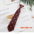 Striped Solid Cartoon Animal Silk Tie For School Boys Children Kids Baby Wedding Party Elastic Accessories New Fashion Necktie