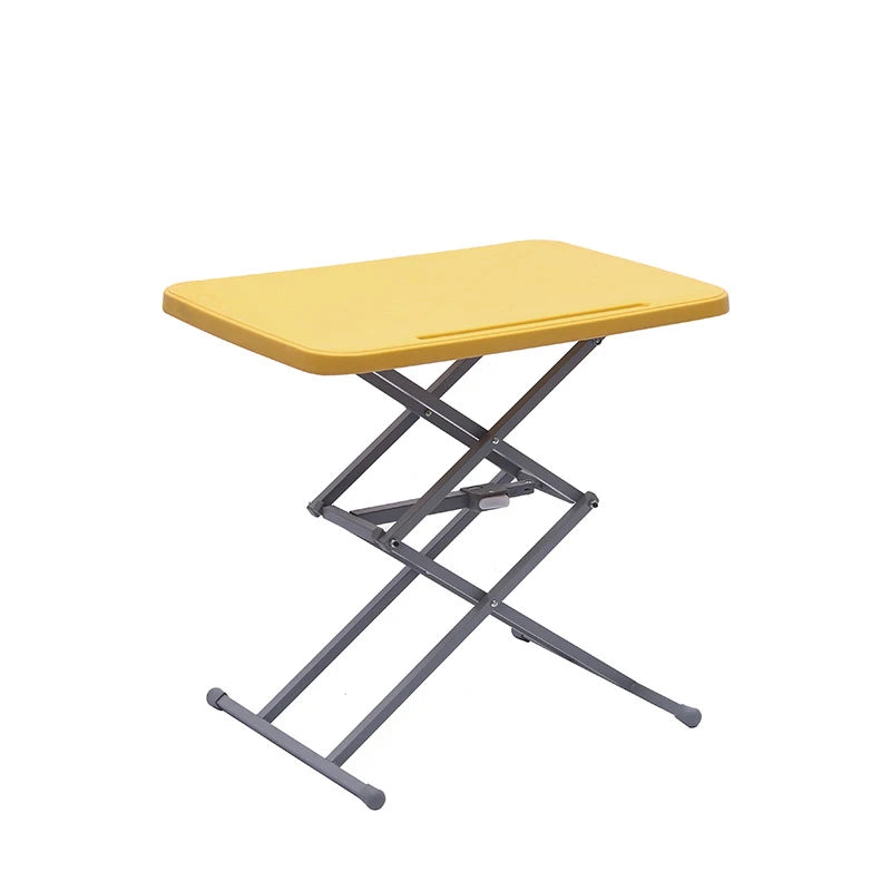 Portable Standing Desk Stand Up Desk Riser, 40cm-70cm Height Adjustable Home Office Folding Desk for Laptop Outdoor Escritorio