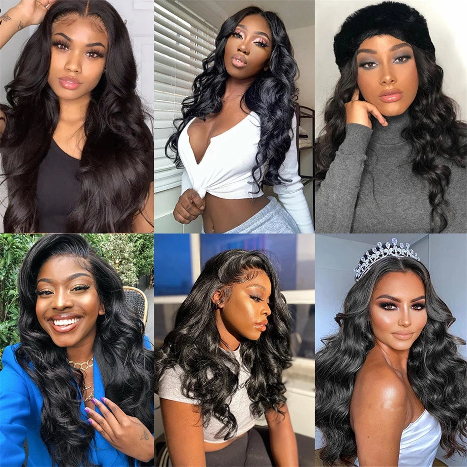 12A Peruvian Body Wave 3/4Bundles With 4x4 Lace Closure Human Hair Bundle With Lace Closure Virgin Hair Weave Extensions
