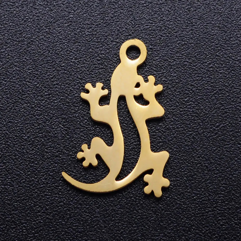 10pcs/lot DIY Peacock Swan Stainless Steel Charm Pendant Wholesale Butterfly Dragonfly Cat Jewelry Bracelet Connector Charms