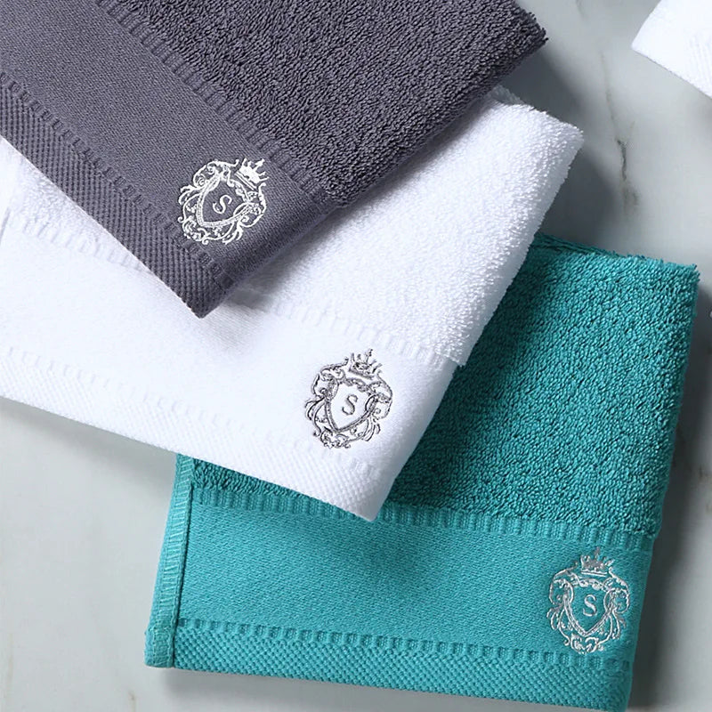 AHSNME Royal dedicated 33x33cm 100% cotton towels children small towel kindergarten face towel free custom LOGO wholesale