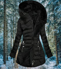 Women's Street Style Loose Padded Coat, European and American Trendy, Versatile Slimming Casual Warm Outerwear
