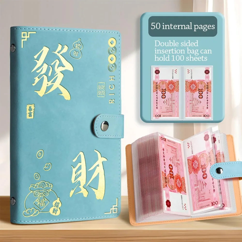 PU 100 Envelopes Money Saving Challeng Couple Saving Money Notebook Savings Binder Reusable Budget Savings Challenges Book