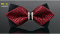 Handmade Bow Tie High-grade Men's Business Banquet Wedding Host Groom Suit Shirt Jewelry Gifts Velvet Bowtie