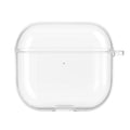 Transparent Frosted Earphone Case for Air Pods 4 New Soft TPU Protective Cover with Hook Strap Accessories Protective Cases