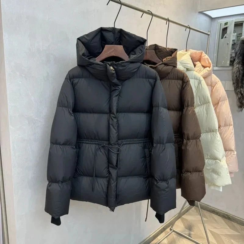 Women's Jacket 2025 New Winter Parkas Female Down Cotton Overcoat Hooded Casual Thick Warm Padded Short Coat Ladies Outwear Tops