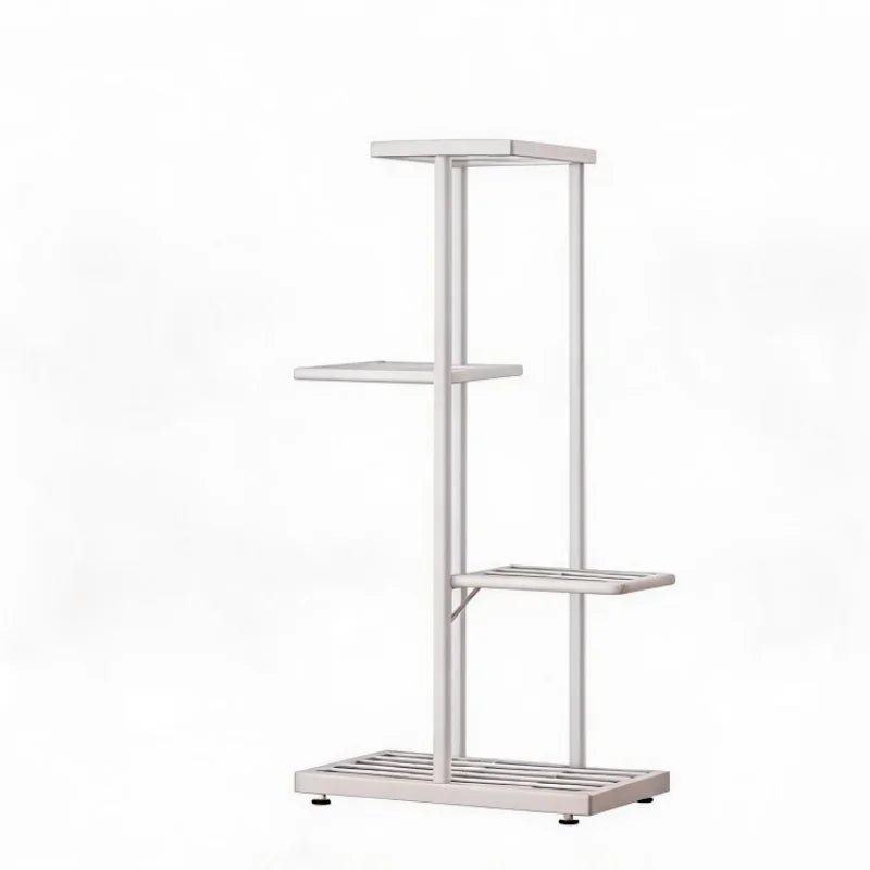 Multi-Layer Iron Plant Pot Rack Shining Flower Stand Display Holder Storage Shelf for Home Garden