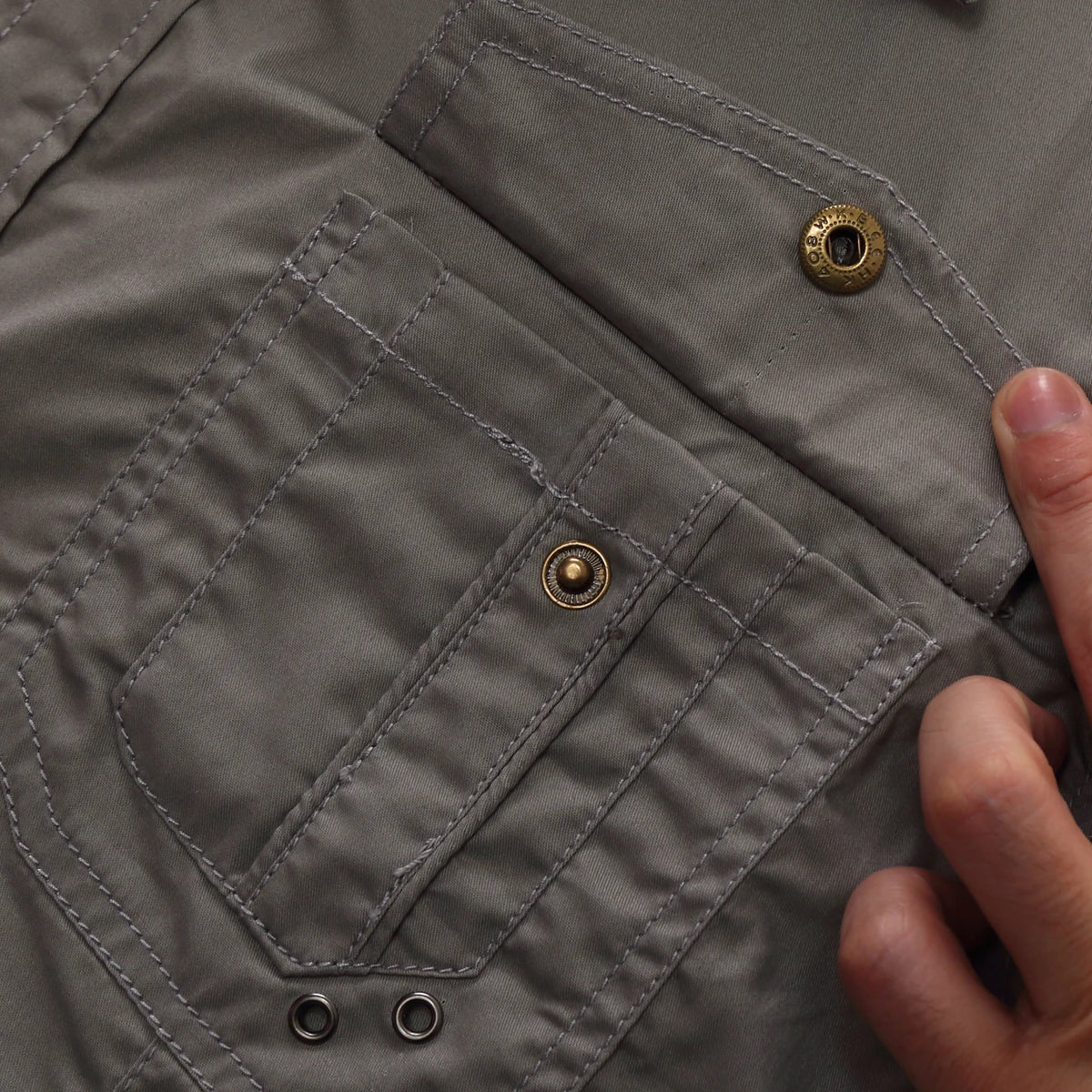 2025 New Fashion Men's Short Sleeve Safari Shirt Tops Summer 100% Cotton Solid Color Casual Cargo Work Shirts with Pocket
