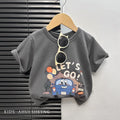 Baby T-shirt New Infant Boy Summer Cotton Cartoon Girl Short Sleeve Loose Casual Top Tees Round Neck Children's Clothing