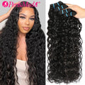 12A Water Wave Bundles Human Hair 100% Virgin Human Hair Extensions Brazilian Weaving PerisModa Natural Black Human Hair Bundles