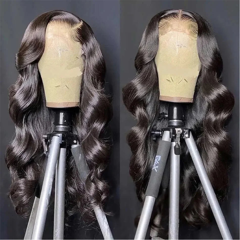 36 Inch Body Wave 13x6 HD Lace Front Wigs Human Hair Wigs Glueless Transparent 13x4 Lace Frontal Wig For Women Pre Plucked