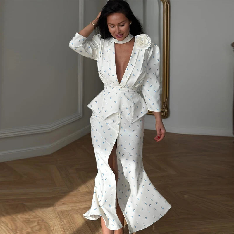 Elegant Women's Printed Waistband Stain Short Dress Waist Cinched Square Collar Sleeveless Dresses 2026 Spring Summer Party Robe