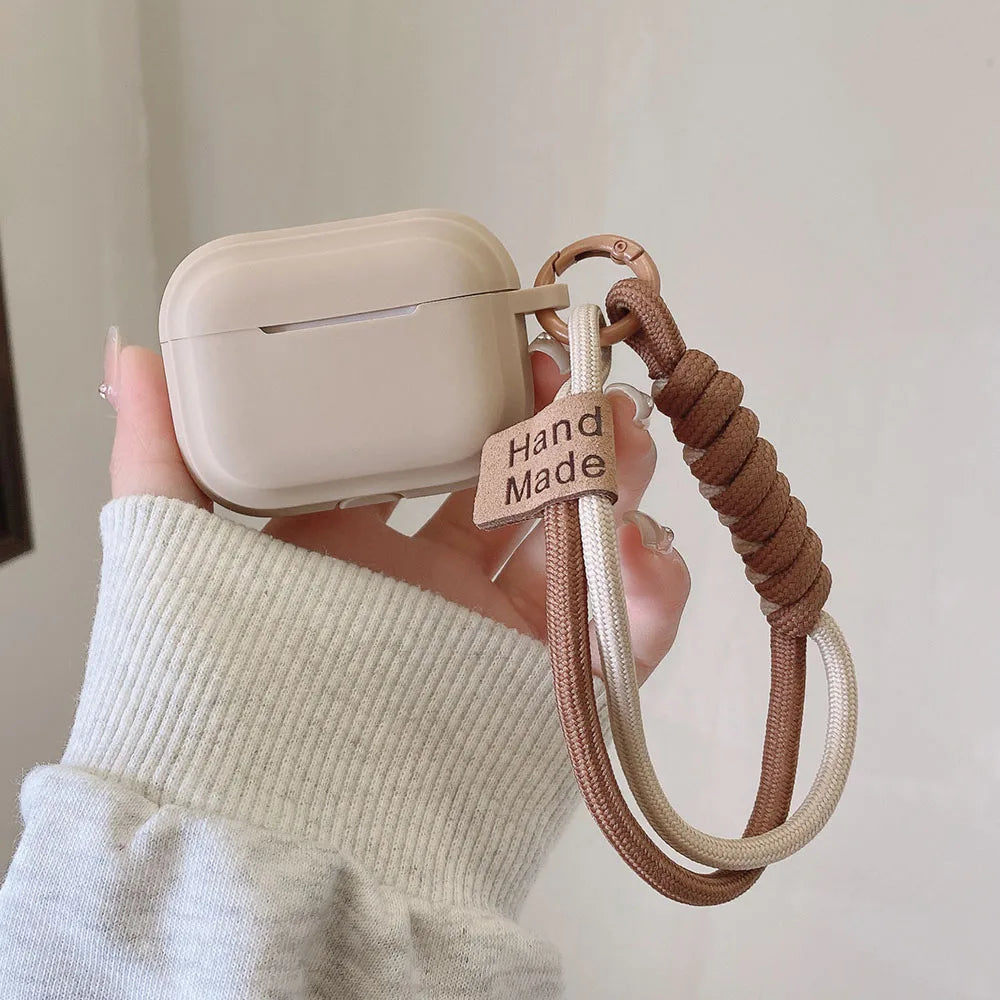 Earphone Case for AirPort Pro 1st 2nd Generation Cute with Lanyard Bluetooth Headphone Cover for Air Pods 4 3 Cover Accessories