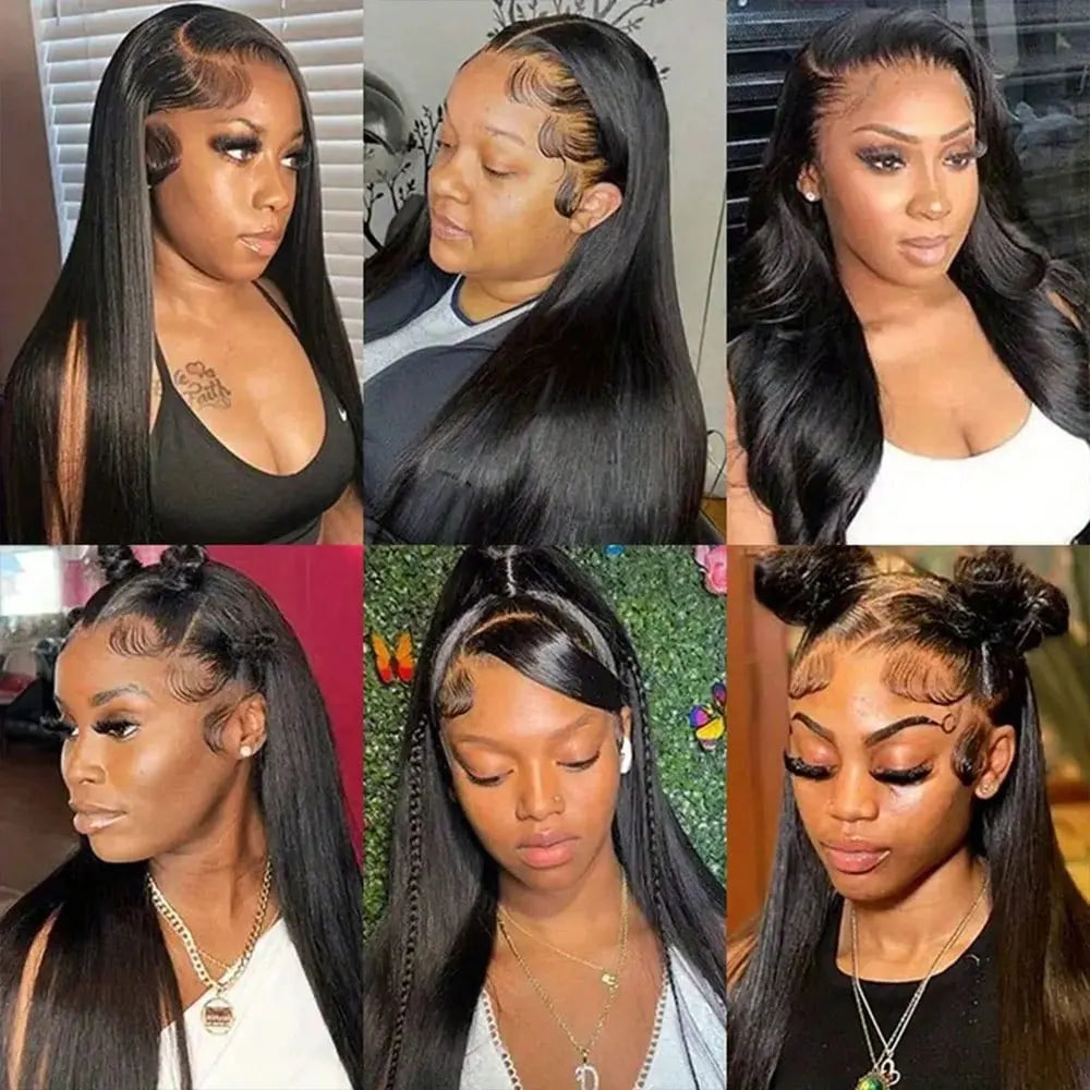 13x6 HD Lace Frontal Wig Human Hair 250% Density Straight 13x4 Lace Front Wigs Human Hair Glueless Wig Brazilian Human Hair Wigs For Women