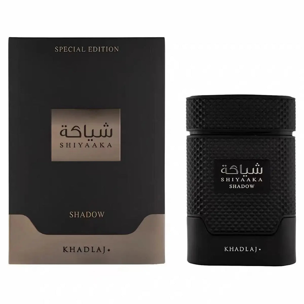 Khadlaj Shiyaaka Unisex Eau De Parfum Spray 3.4oz/100ml - Long Lasting Spicy Woody Fruity Earthy Fragrance