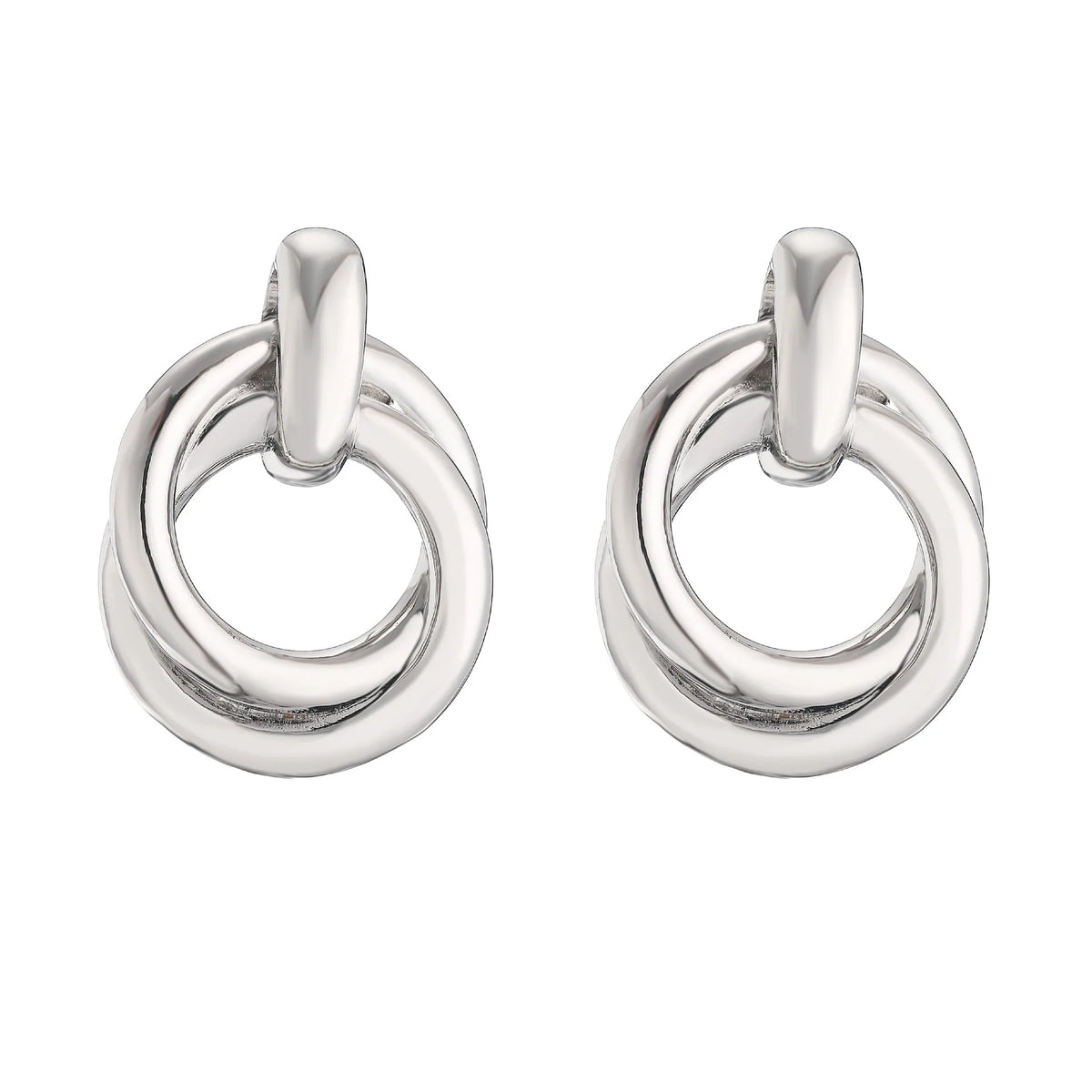Fashion Metal Women Drop Earrings Hollow Geometric Dangle Earrings for Girls Punk Round Earrings Fashion Brincos Gift