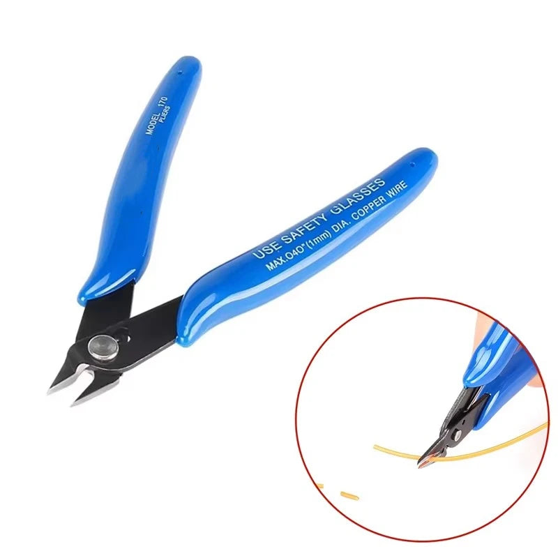 1/2/10 PCS PLATO 170 Universal Pliers DIY Electronic Diagonal Side Cutting Nippers Wire Cable Cutter 3D Printer Parts Hand Tools