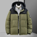 New plus size down jacket for men winter fat white duck down warm and thicken coat