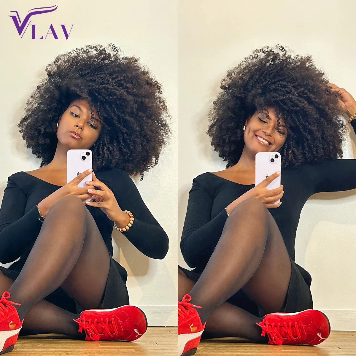 400 High Density Human Hair Wig Afro Kinky Curly 360/13×6/13×4 HD Transparent Lace Frontal Wig Preplucked For Women Glueless Wig