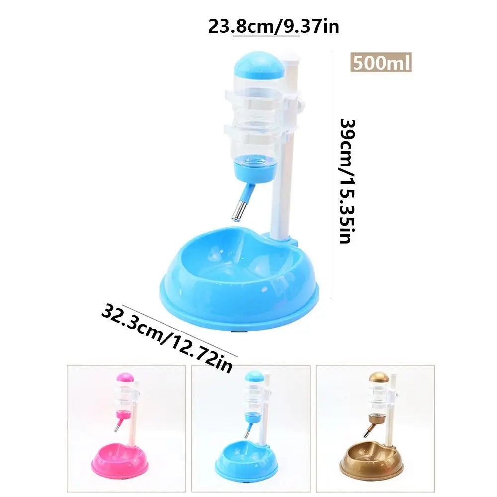 Liftable Pet Water Dispenser Adjustable Leak-Proof Automatic Pet Drinker Large Capacity Hanging Kettle