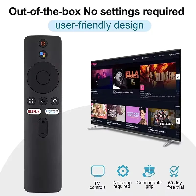 Replacement Remote Control for Xiaomi Mi Box S 4K / Mi Box 3 / Mi TV Stick / Mi TV 4A 4S 4C 4X Android TV Model XMRM-00A