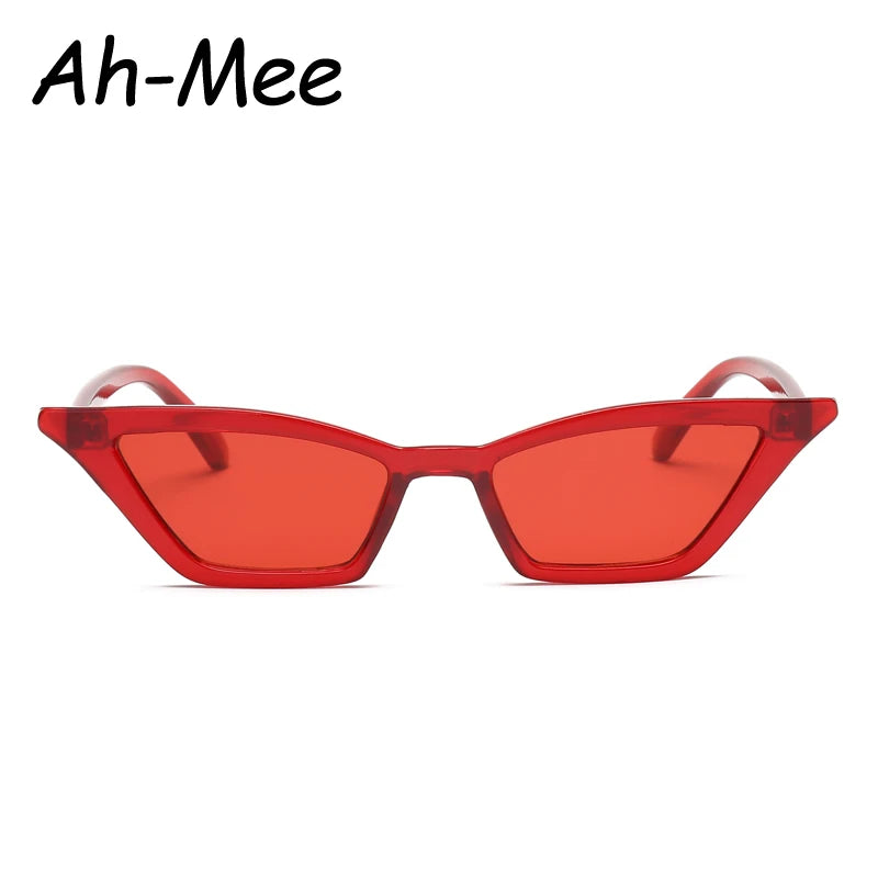 Protective Glasses Cat Eye Sunglasses Women Narrow Frame Design Sun Glasses Multi Color Frames Shades Ladies Sunglass UV400