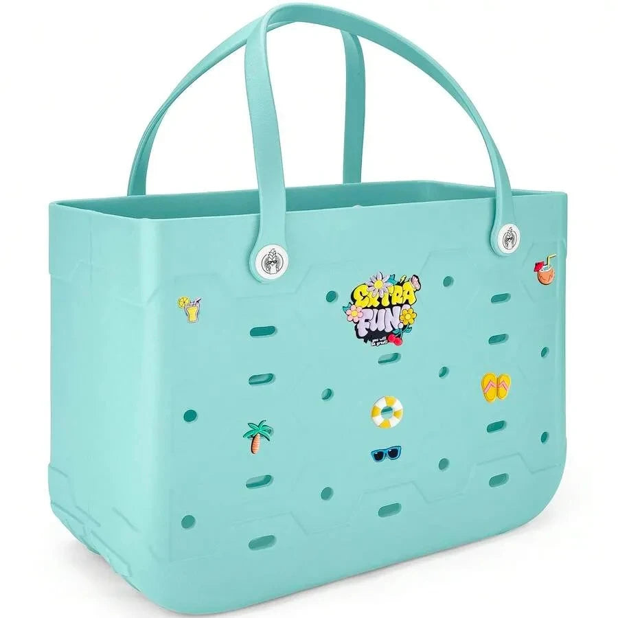 L/M/S multifunctional EVA tote bag, suitable for beach, swimming pool, gym and other occasions, suitable for both men and women