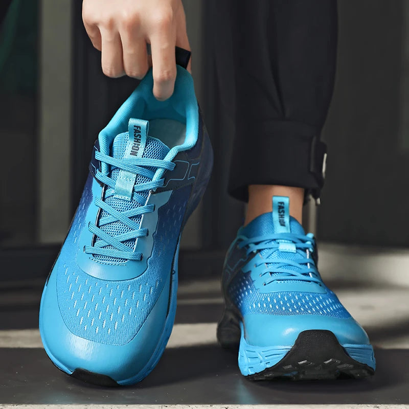 Outdoor Wide Toe Men Barefoot Shoes Lightweight Casual Sneakers Couple Walking Running Shoes Minimalist Hiking Sport Shoes