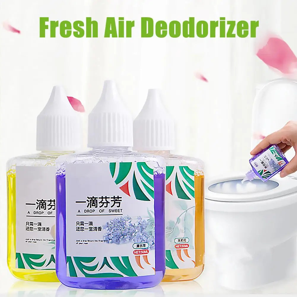 50ml Bathroom Freshener A Drop of Fragrance Lasting Air Freshener Toilet Deodorant Aroma Room Deodorant Fragrance