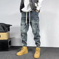 Skinny Harem Jeans Harajuku Fashion Street Trousers High Quality Fashion Brand Men Clothing