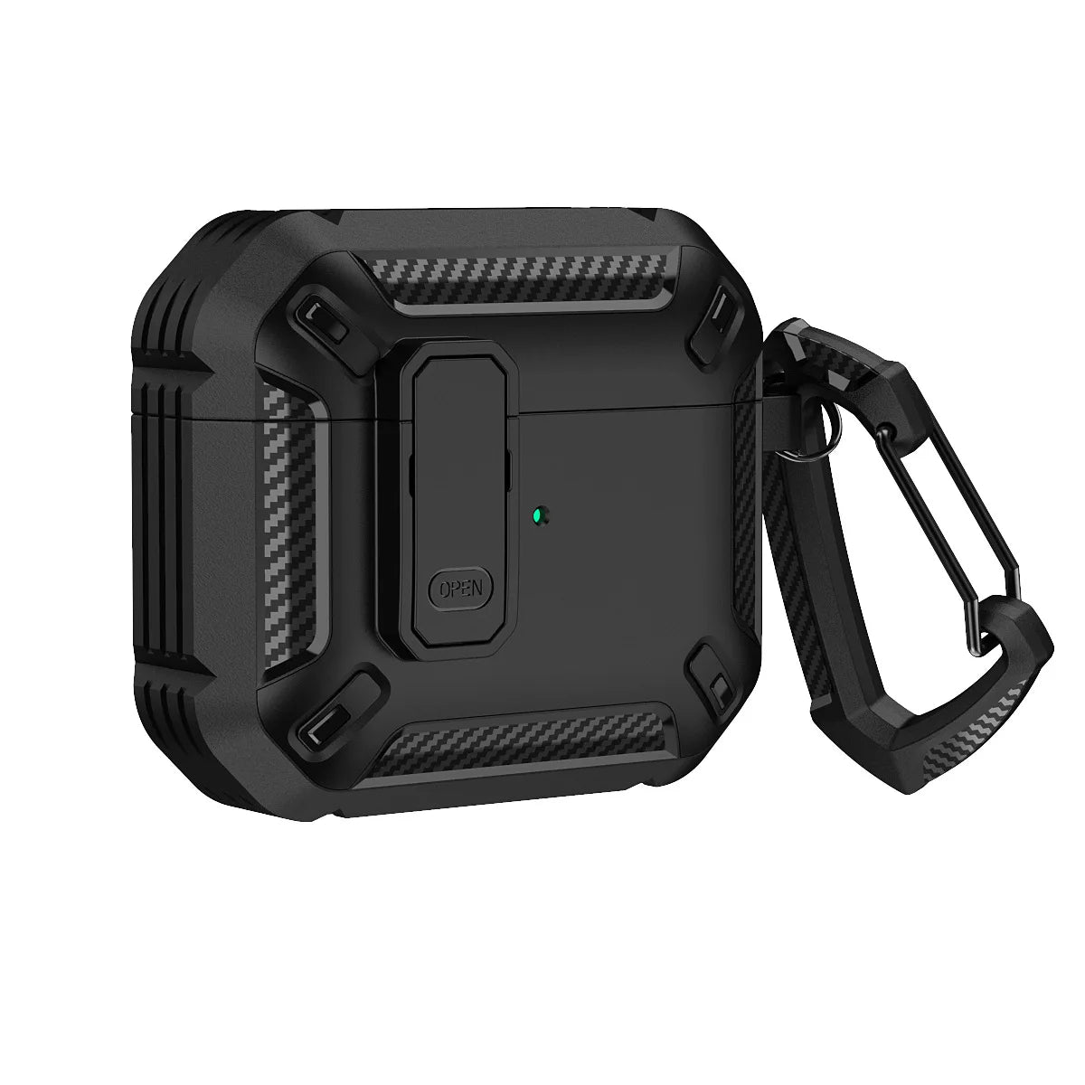 For Air Pods 3 2 1 Case Carbon Fibre Waterproof Switch Case Earphone Case Shockproof Cover For Air Pods Pro 2 1 Protective Cover