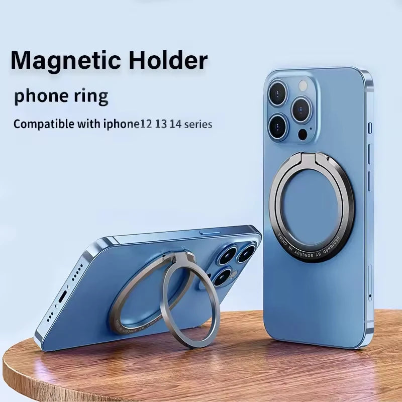 New Magnetic Phone Ring Holder for MagSafe Accessories Adjustable Finger Ring Support Bracket For Magnet Case for IPhone