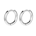 G23 Titanium Hoop Earrings 18G Small Huggie Hoop Earrings 8mm/10mm/12mm Cartilage Sensitive Ears Multiple Stack Piercing Jewelry