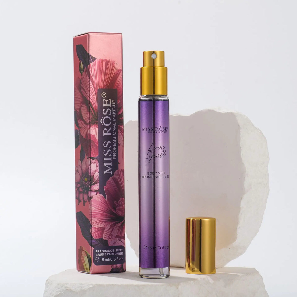 MISS ROSE Unisex Perfume Fruity Floral Coconut Cream Scent Fragrance Elegant Coconut Aroma Gift Box Body Mist Daily Fragrance