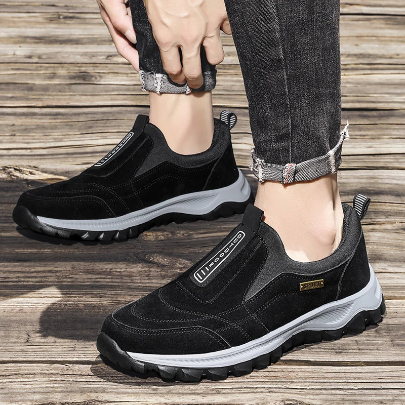 Men's Walking Shoes High-Quality Lightweight Non-Slip Outdoor Sports Shoes Comfortable Fashionable Hiking Shoes Loafers For Men