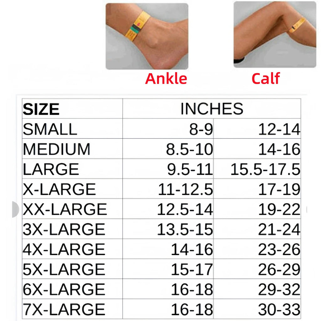 1 Pair S-7XL Compression Socks Women Men Circulation Compression Stockings Long Legs Sleeves 20-30 MmHg Calf Muscle Compression