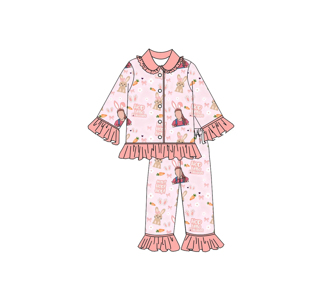 Wholesale Baby Girls Boutique Children Back To School Clothing ABC Letter Sets Kids Shirt Pink girls Pants Fashion Outfit