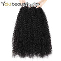 Synthetic Kinky Curly Hair Bundles Long Jerry Curly Hair Weave Lindona Hair Extensions Organic Ice Silk High Quality Weaving