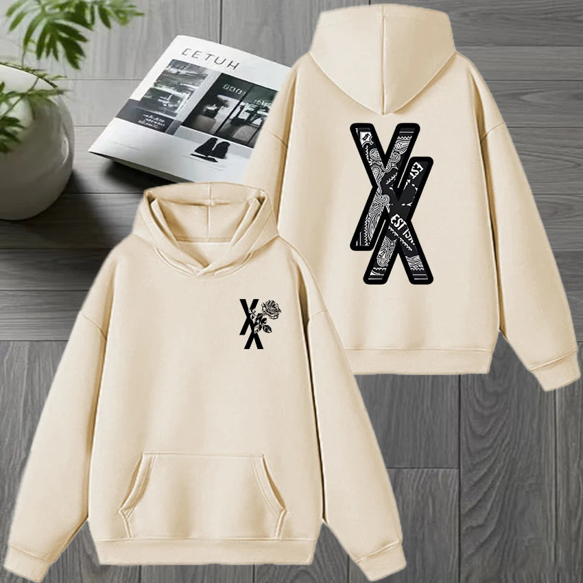 Hot Rapper MGK Tour 2025 Double Sided printed Hoodie Men women vintage hip hop streetwear Unisex Fleece Casual Winter pullover