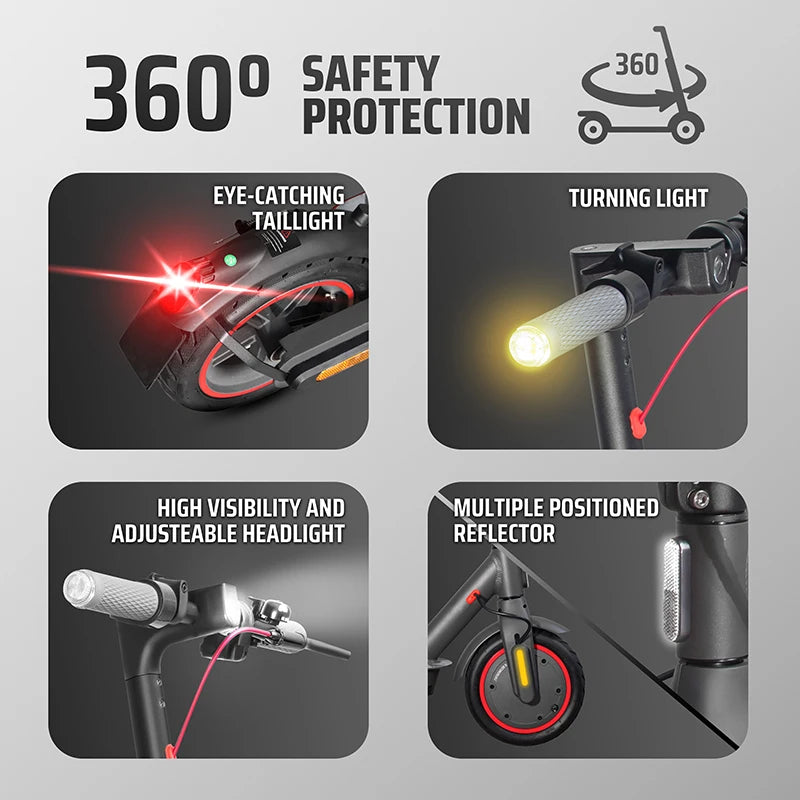 Mascooter S1 Electric Scooter with DGT Certified 600W Max Motor 20km Range 8.5 inch Tire Foldable E-Scooter For Adult Daily Commute