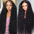 Wear and Go Glueless Wigs Deep Wave Human Hair Pre Plucked 13x4 Wet and Wavy Kinky Curly Lace Frontal Wigs For Women 250%