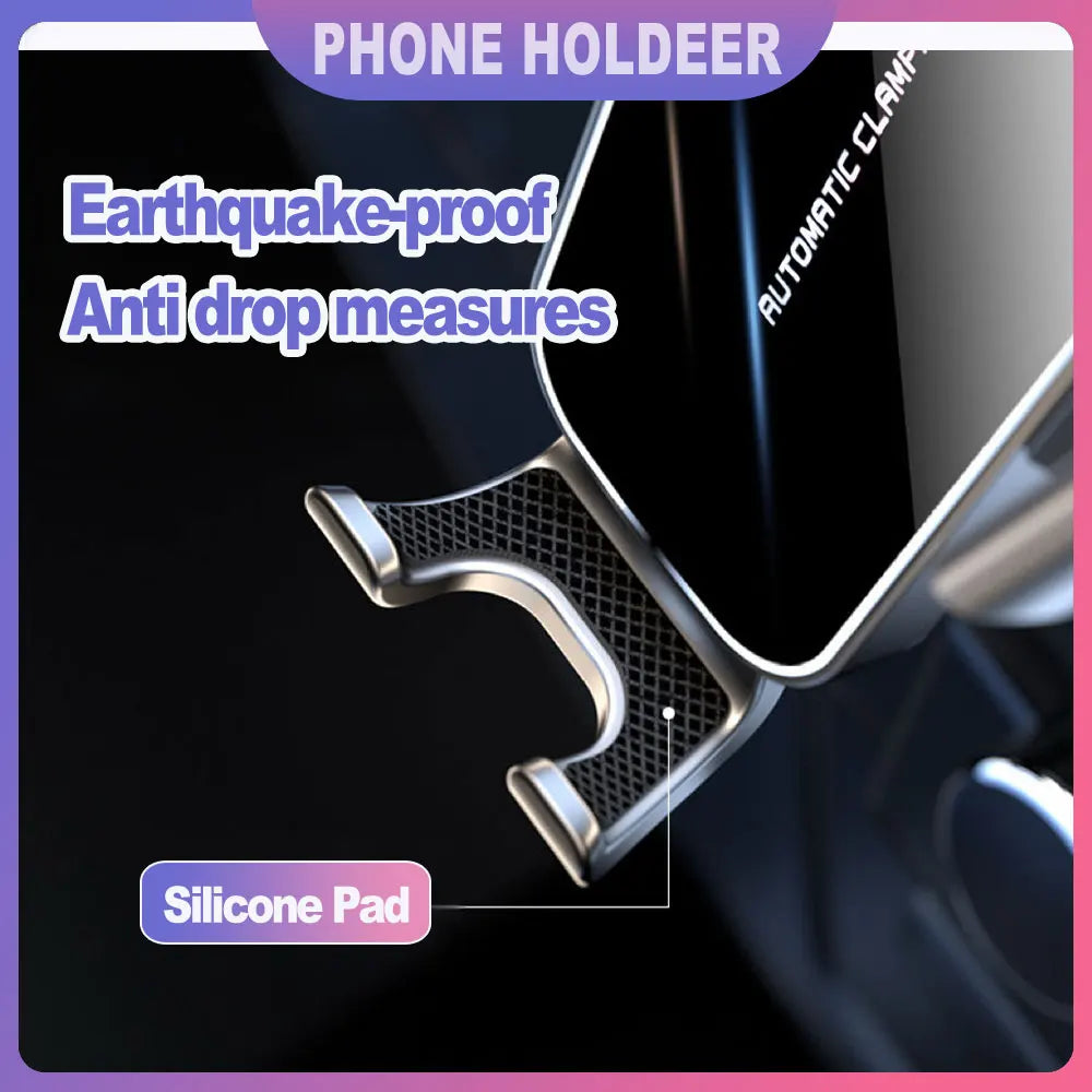 Car Phone Holder Car Air Vent Clip Mount Mobile Cell Stand Smartphone GPS Support For 5-7 Inch Mobile Devices Car Accessories