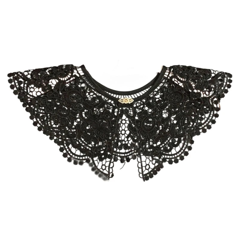 1pc False Collar Shoulder Wrap Dickey Collar Detachable Collar For Women dress Embroidery Collar Lace Collar Sweater Collar