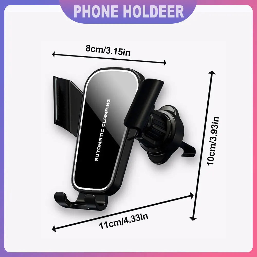 Car Phone Holder Car Air Vent Clip Mount Mobile Cell Stand Smartphone GPS Support For 5-7 Inch Mobile Devices Car Accessories