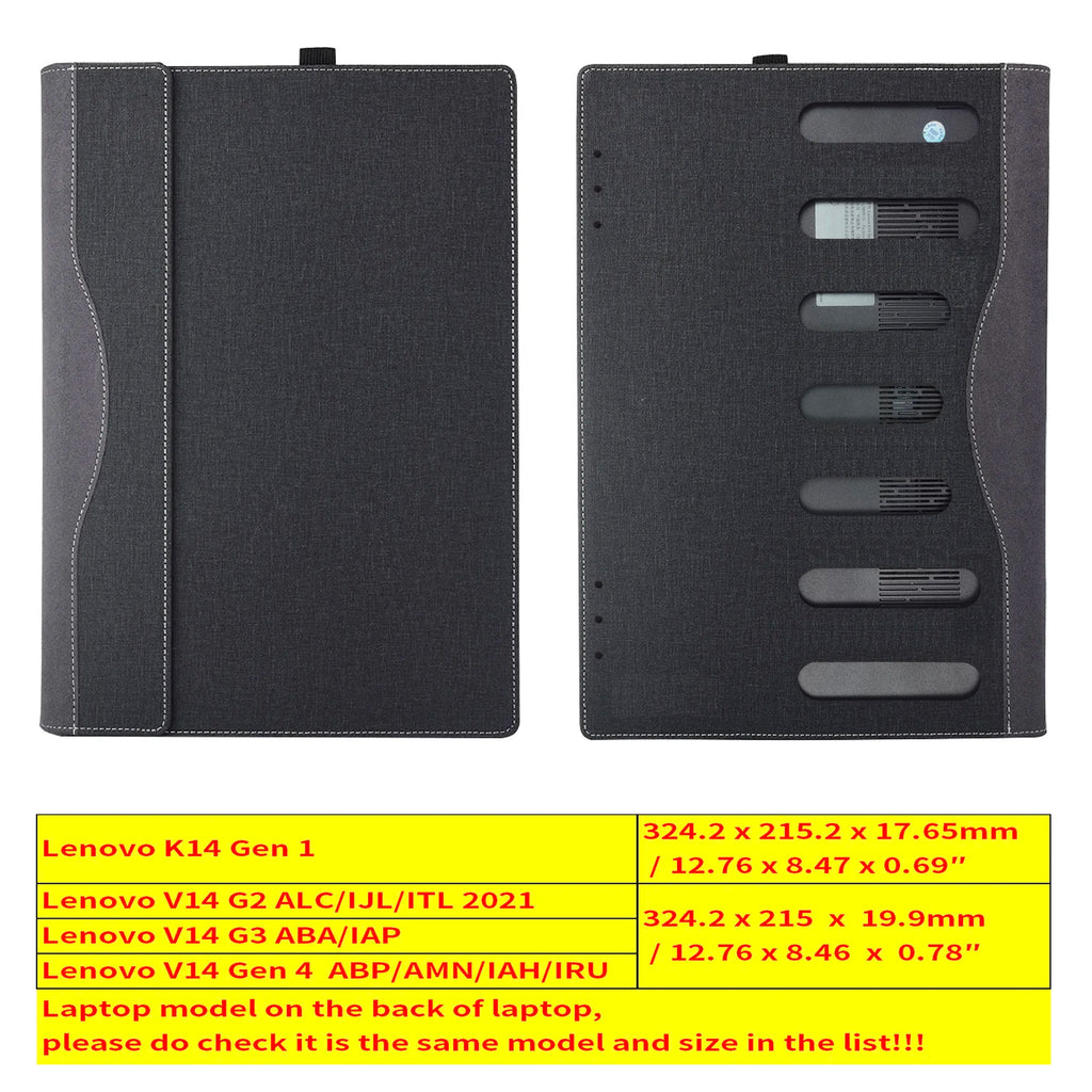 Laptop Case For Lenovo V14 G7 IWC G6 ITN G5 IRL G4 ABP G3 IAP G2 ALC 14 Inch 2026 New Cover For Lenovo K14 Gen 1 PU Liner Sleeve