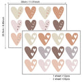 24pcs Heart Wall Sticker for Kids Room Baby Boy Baby Girl Room Decoration Wall Decals Living Room Bedroom Wall Decor Stickers