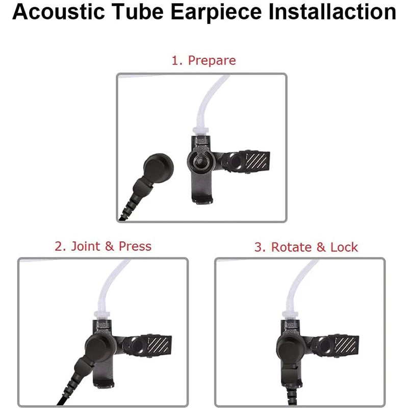 TLK100 Earpiece for Motorola,Walkie Talkie Headset,SL300 SL7550,SL7580e,SL7590, 7590e, SL4000, SL3500, 3500e, SL1K, SL1M
